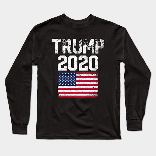 Donald Trump 2020 Long Sleeve T-Shirt by cedricchungerxc